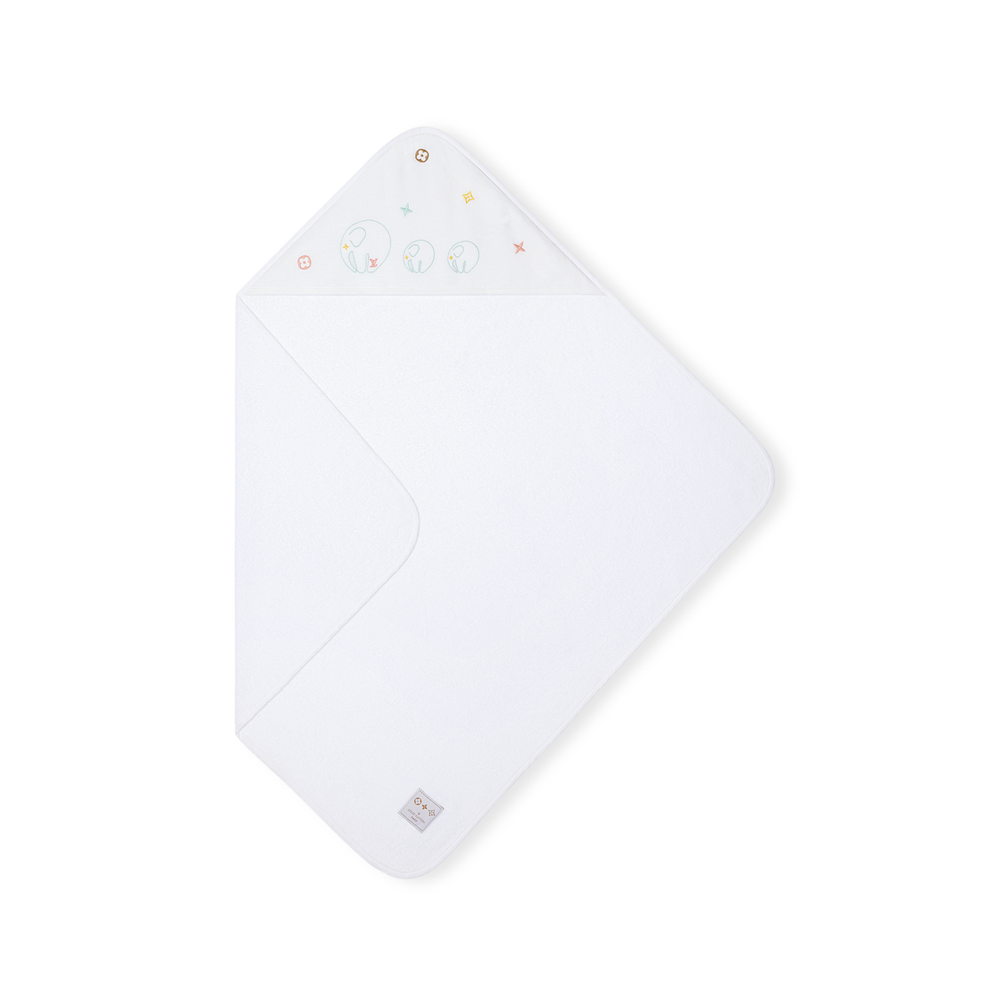 S00 아기 선물 추천 } Elephant Embroidered Bath Towel | 루이비통 공식 온라인 스토어® (크게 보기)