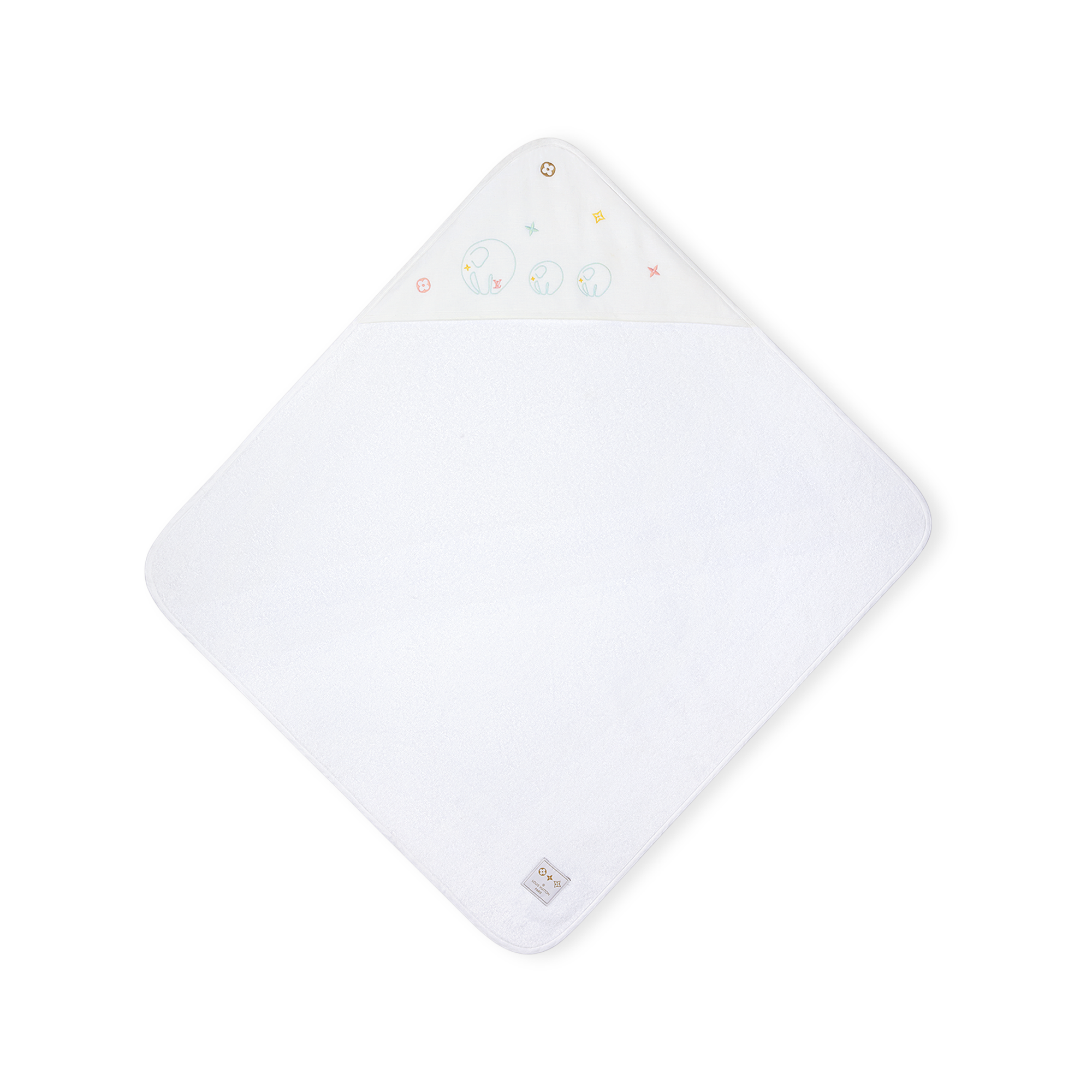 S00 아기 선물 추천 } Elephant Embroidered Bath Towel | 루이비통 공식 온라인 스토어® (크게 보기)