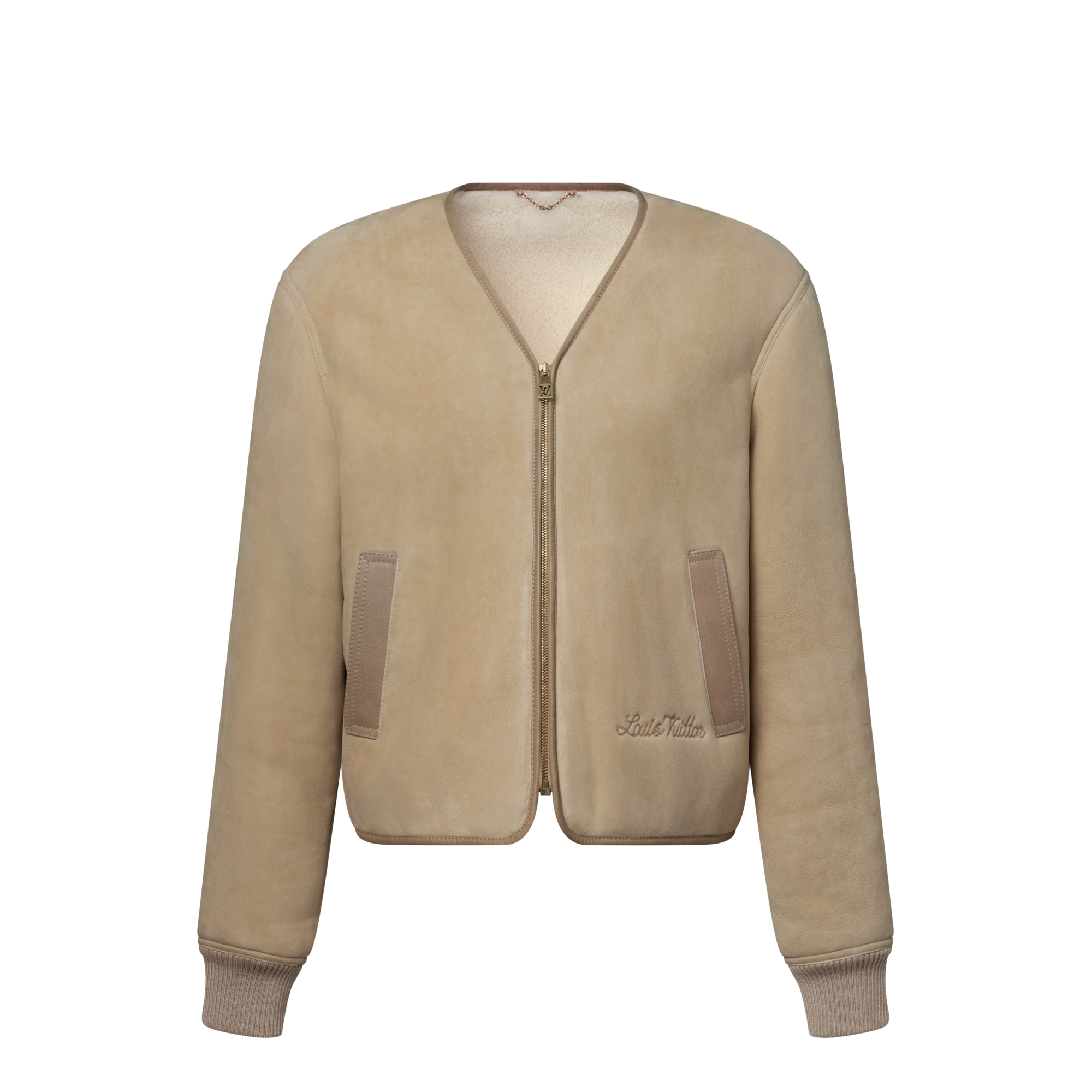  의류 아우터 & 코트 엠벨리시드 시어링 라이너 재킷 | 루이비통 공식 온라인 스토어® (크게 보기)