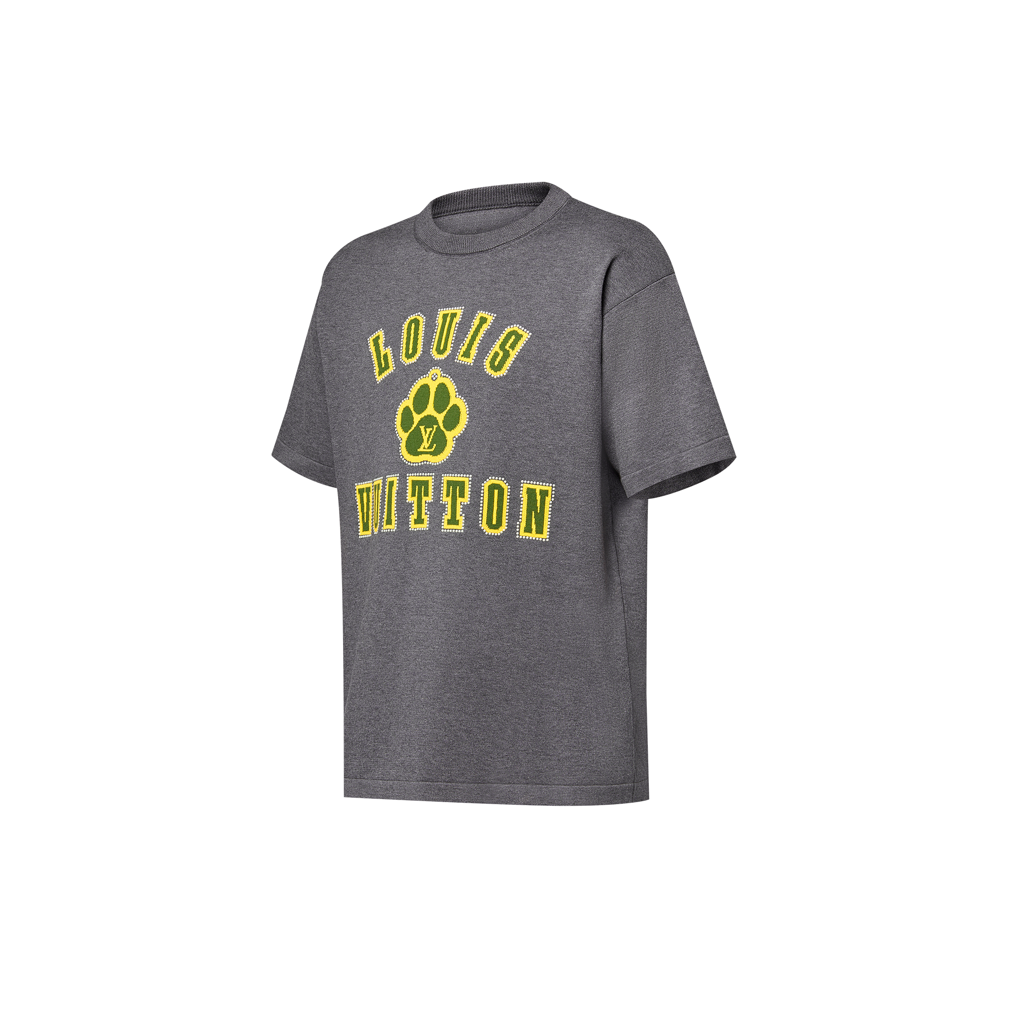  의류 의류 전체 보기 엠벨리시드 쇼트 슬리브드 코튼 크루넥 | 루이비통 공식 온라인 스토어® (크게 보기)