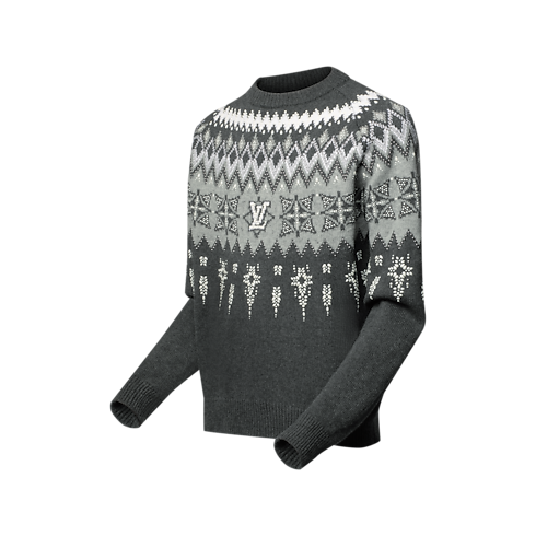 의류 의류 전체 보기 엠벨리시드 울 캐시미어 블렌드 풀오버 | 루이비통 공식 온라인 스토어® (크게 보기)