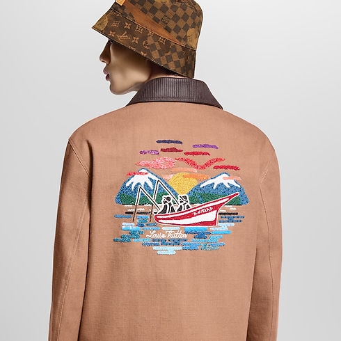 의류 아우터 & 코트 엠벨리시드 워크웨어 재킷 | 루이비통 공식 온라인 스토어® (크게 보기)