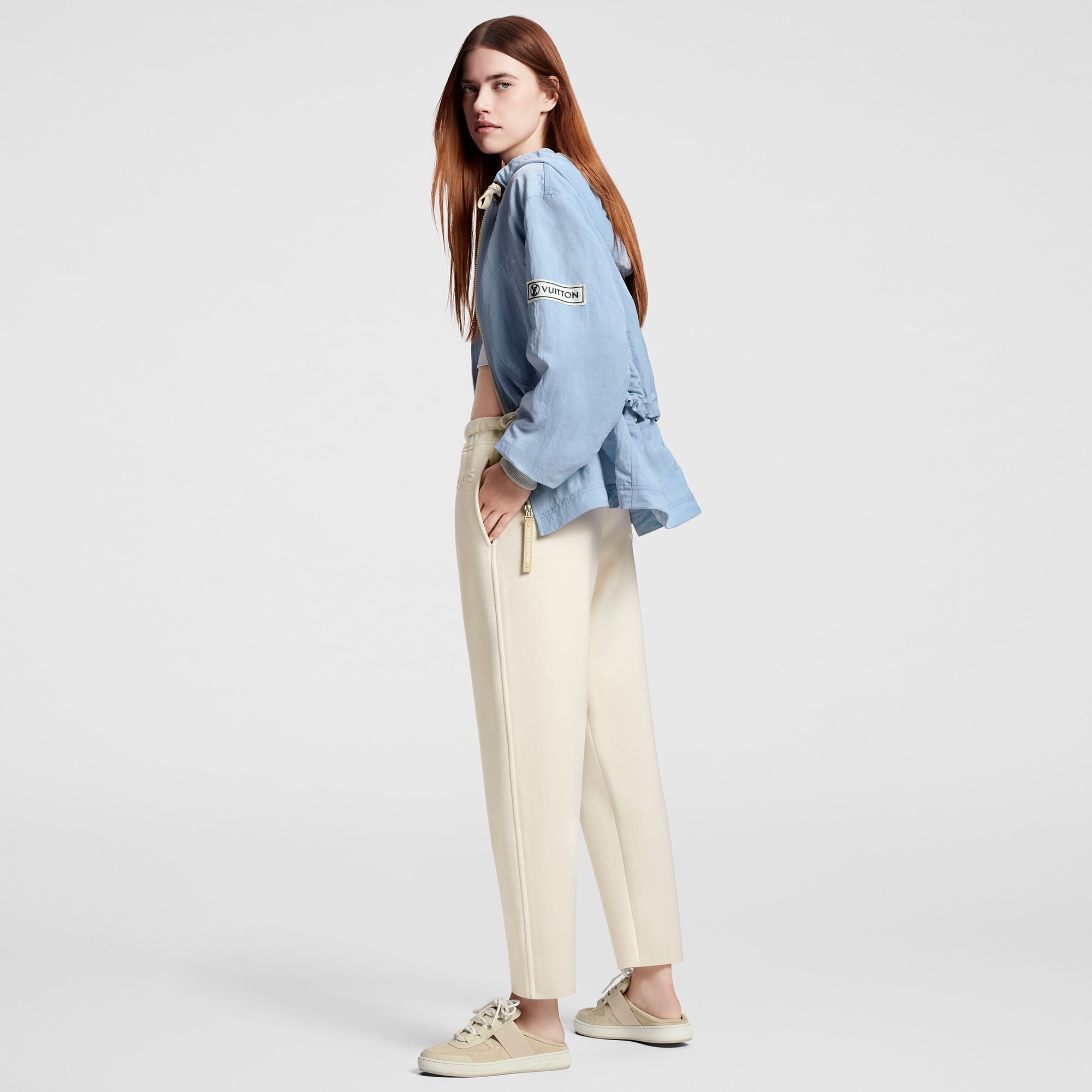  의류 바지 엠보스드 시그니처 조깅 팬츠 | 루이비통 공식 온라인 스토어® (크게 보기)