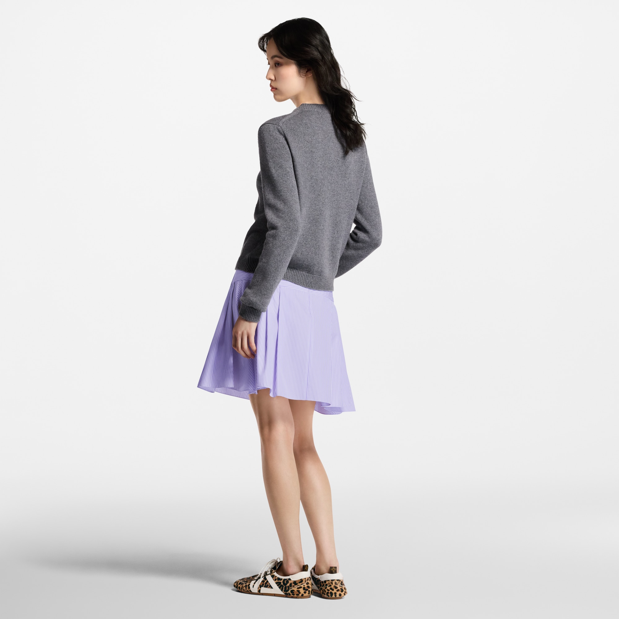  의류 니트웨어 엠브로이더드 시그니처 풀오버 | 루이비통 공식 온라인 스토어® (크게 보기)