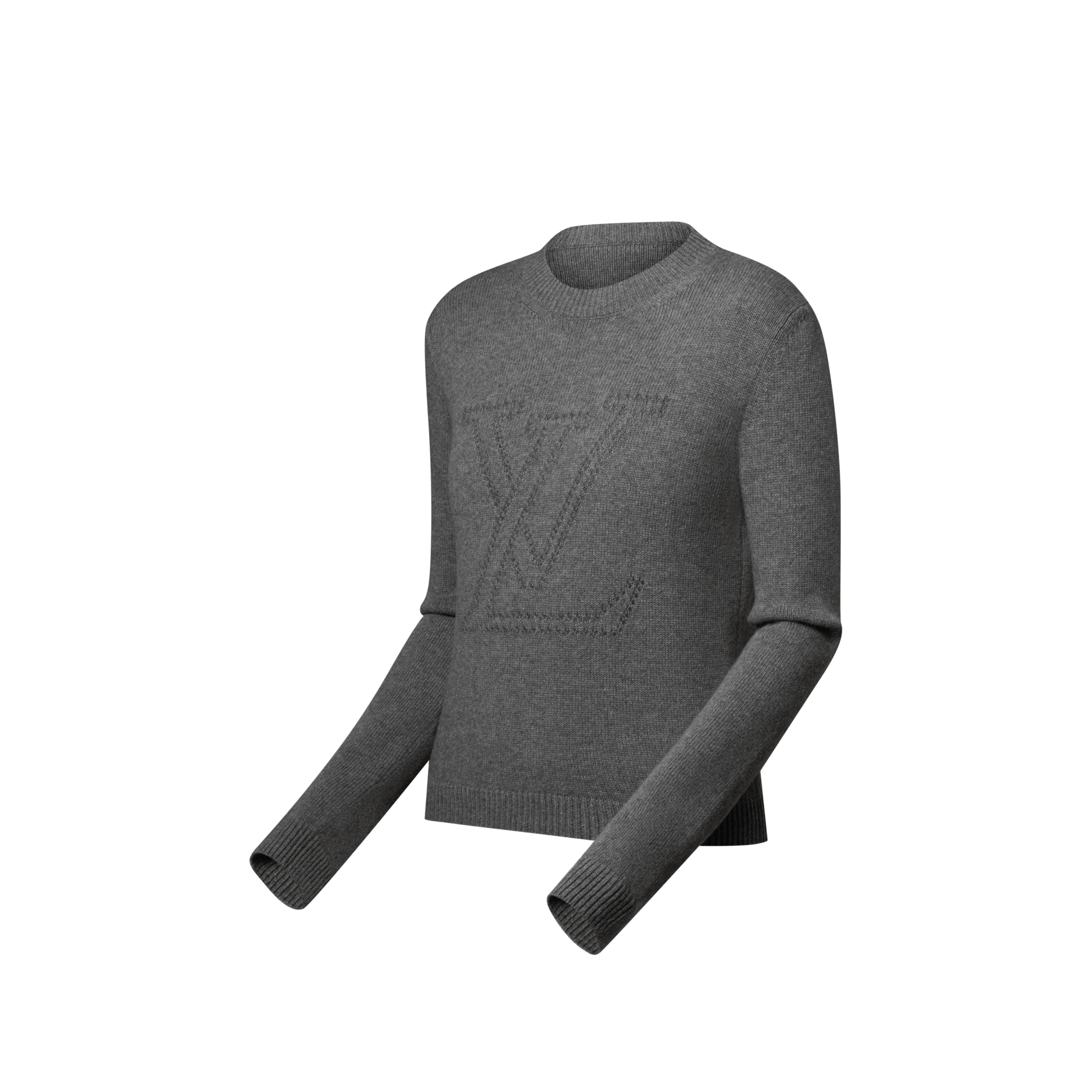  의류 니트웨어 엠브로이더드 시그니처 풀오버 | 루이비통 공식 온라인 스토어® (크게 보기)