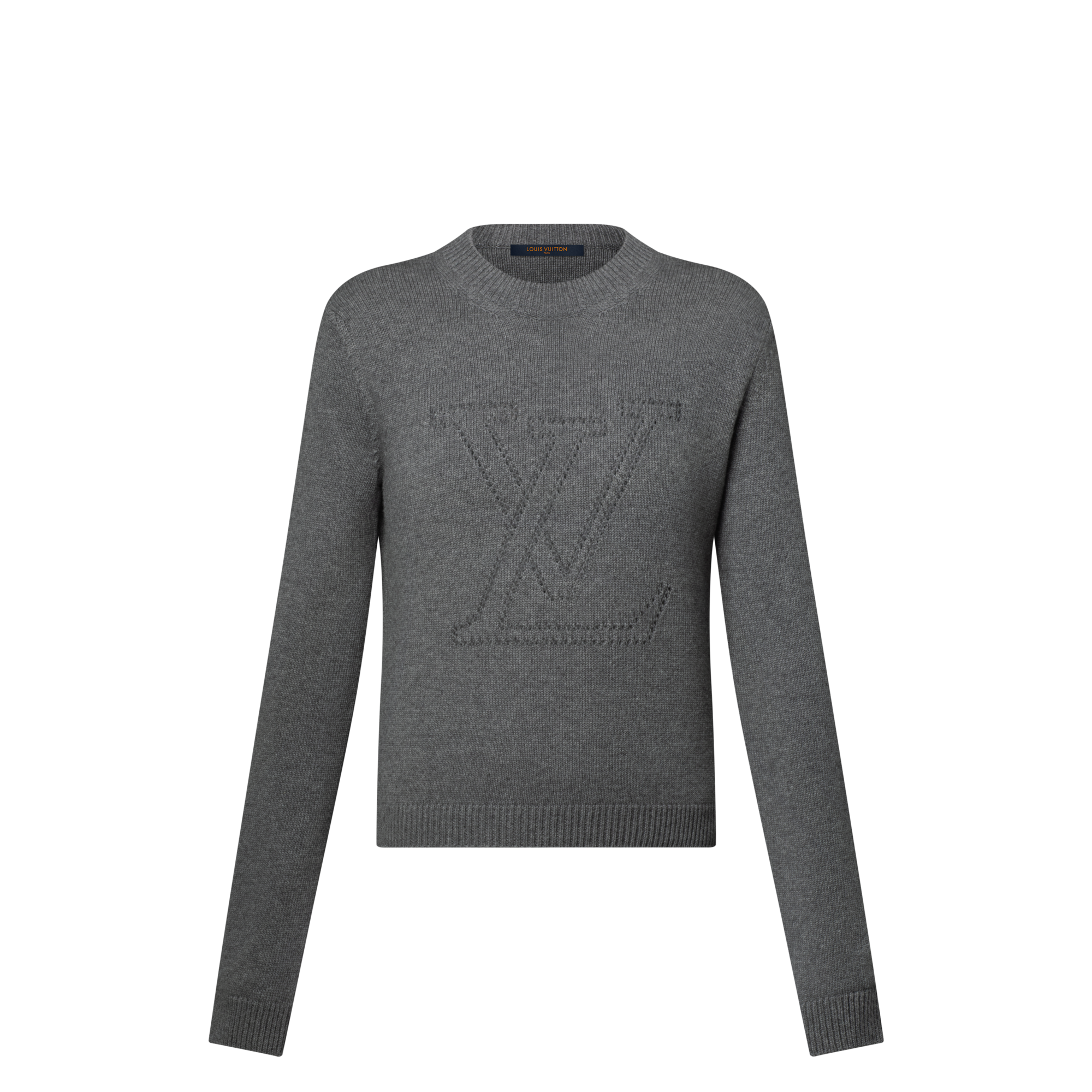  의류 니트웨어 엠브로이더드 시그니처 풀오버 | 루이비통 공식 온라인 스토어® (크게 보기)