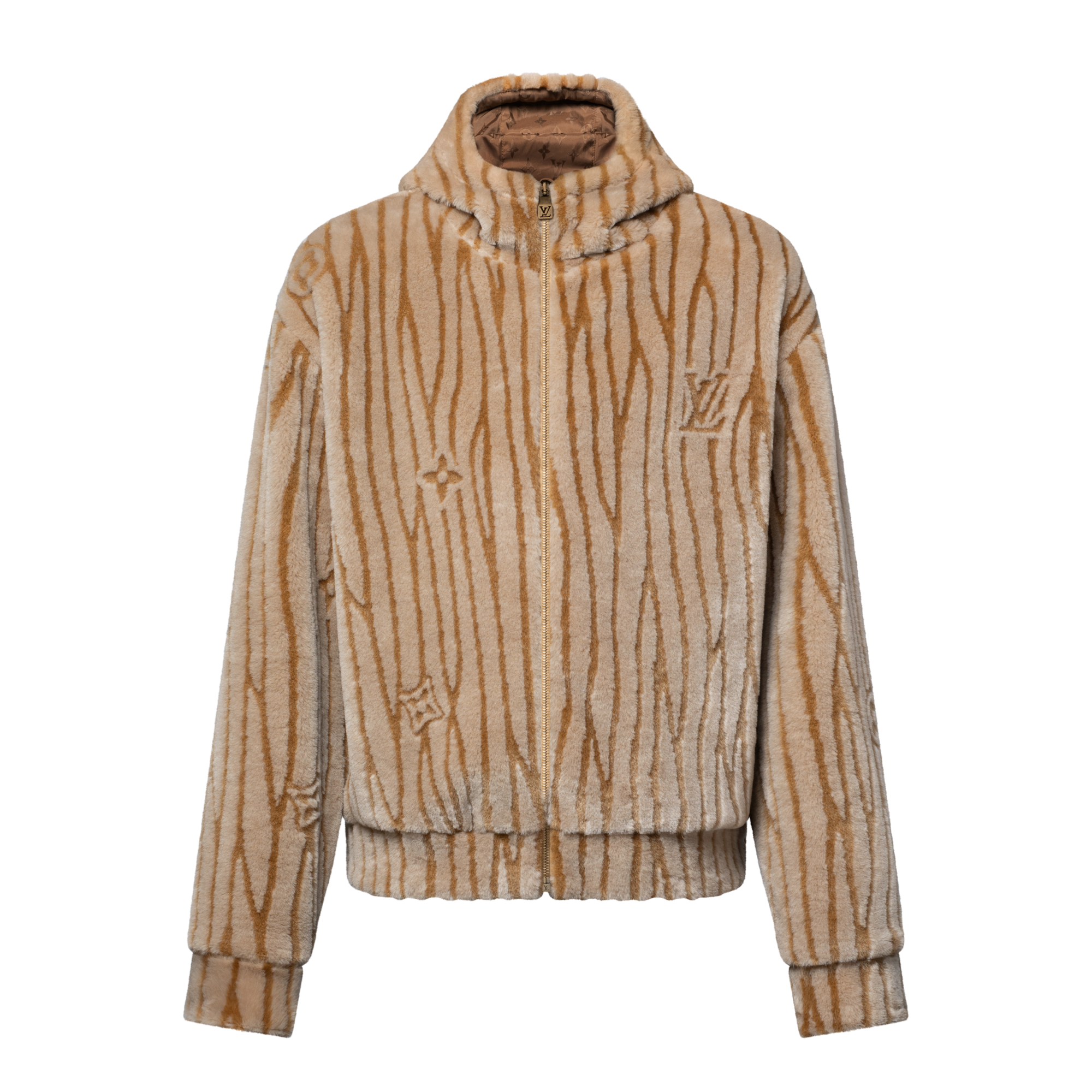  남성 신제품 LV 스키 에피 플리스 후디드 블루종 | 루이비통 공식 온라인 스토어® (크게 보기)