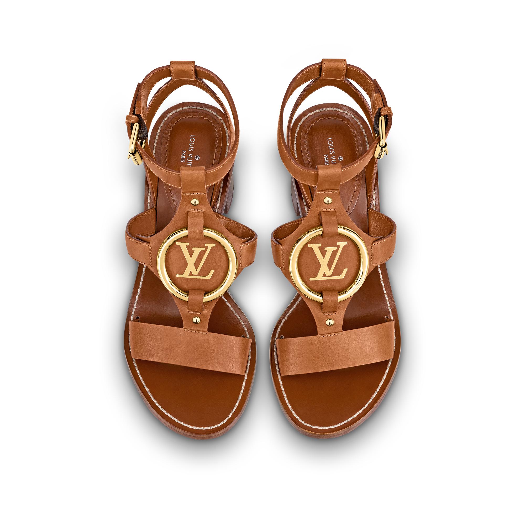  Discontinued Product Obs 5 파로 샌들 | 루이비통 공식 온라인 스토어® (크게 보기)