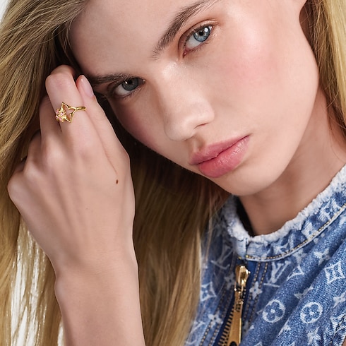 S00 패션 주얼리 반지 플라워그램 스트라스 반지 | 루이비통 공식 온라인 스토어® (크게 보기)