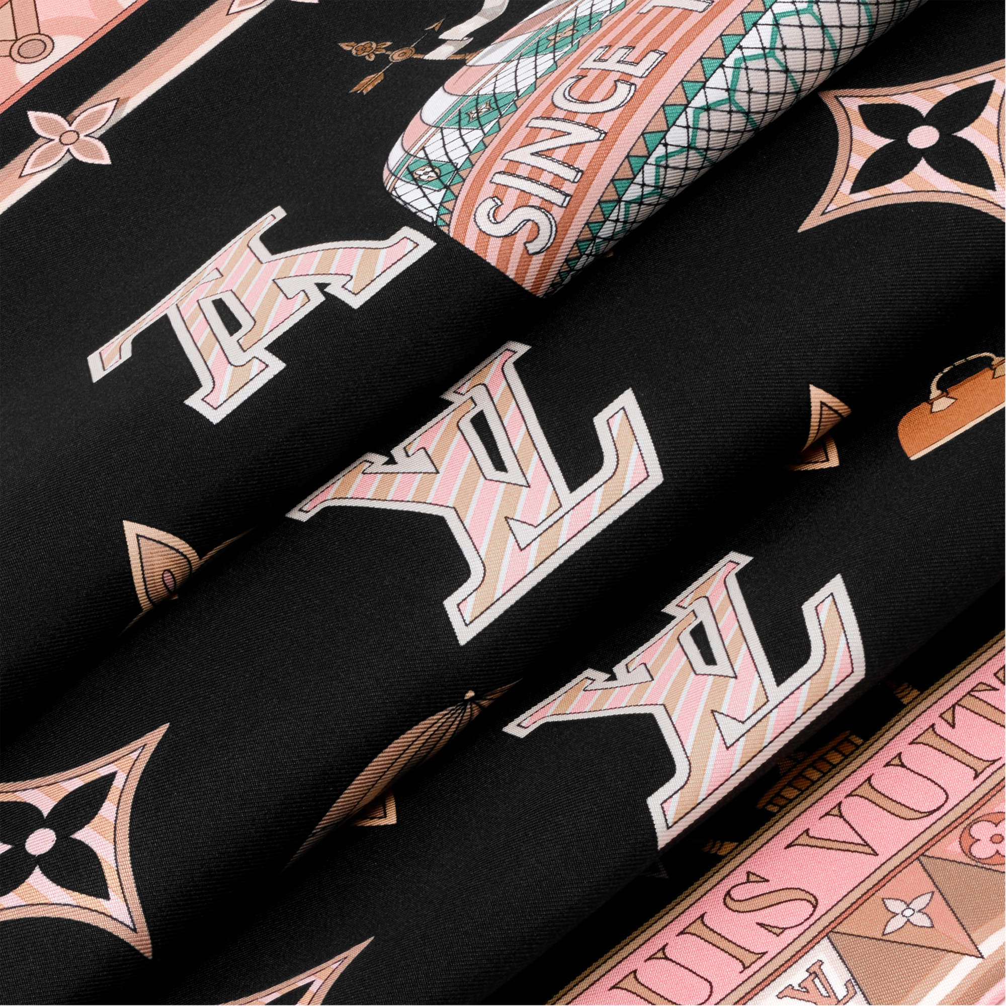 S00 액세서리 실크 스퀘어 & 방도 프롬 더 클라우드 스퀘어 70 | 루이비통 공식 온라인 스토어® (크게 보기)