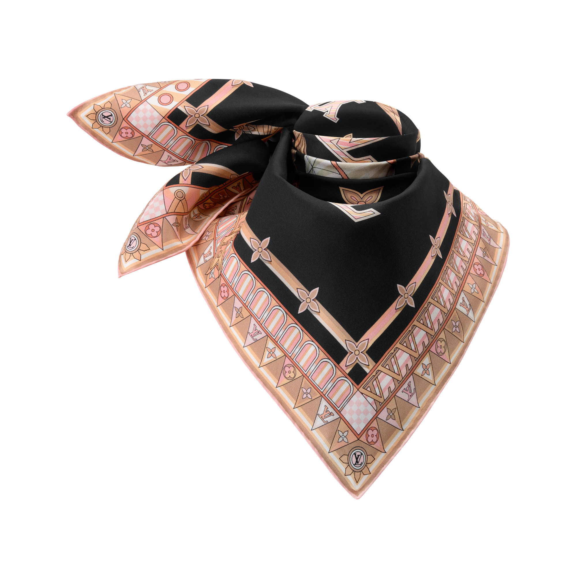 S00 액세서리 실크 스퀘어 & 방도 프롬 더 클라우드 스퀘어 70 | 루이비통 공식 온라인 스토어® (크게 보기)