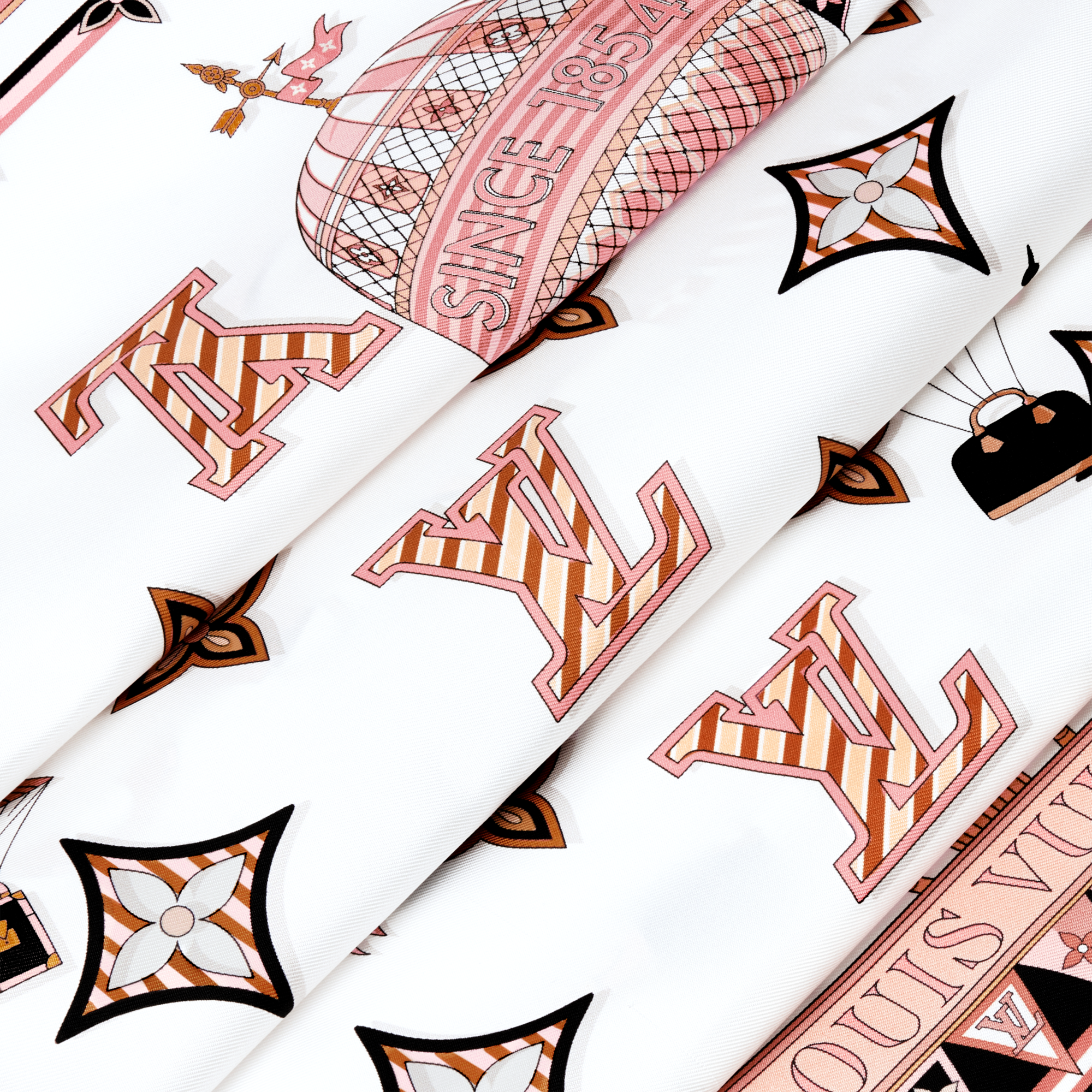 S00 액세서리 실크 스퀘어 & 방도 프롬 더 클라우드 스퀘어 70 | 루이비통 공식 온라인 스토어® (크게 보기)