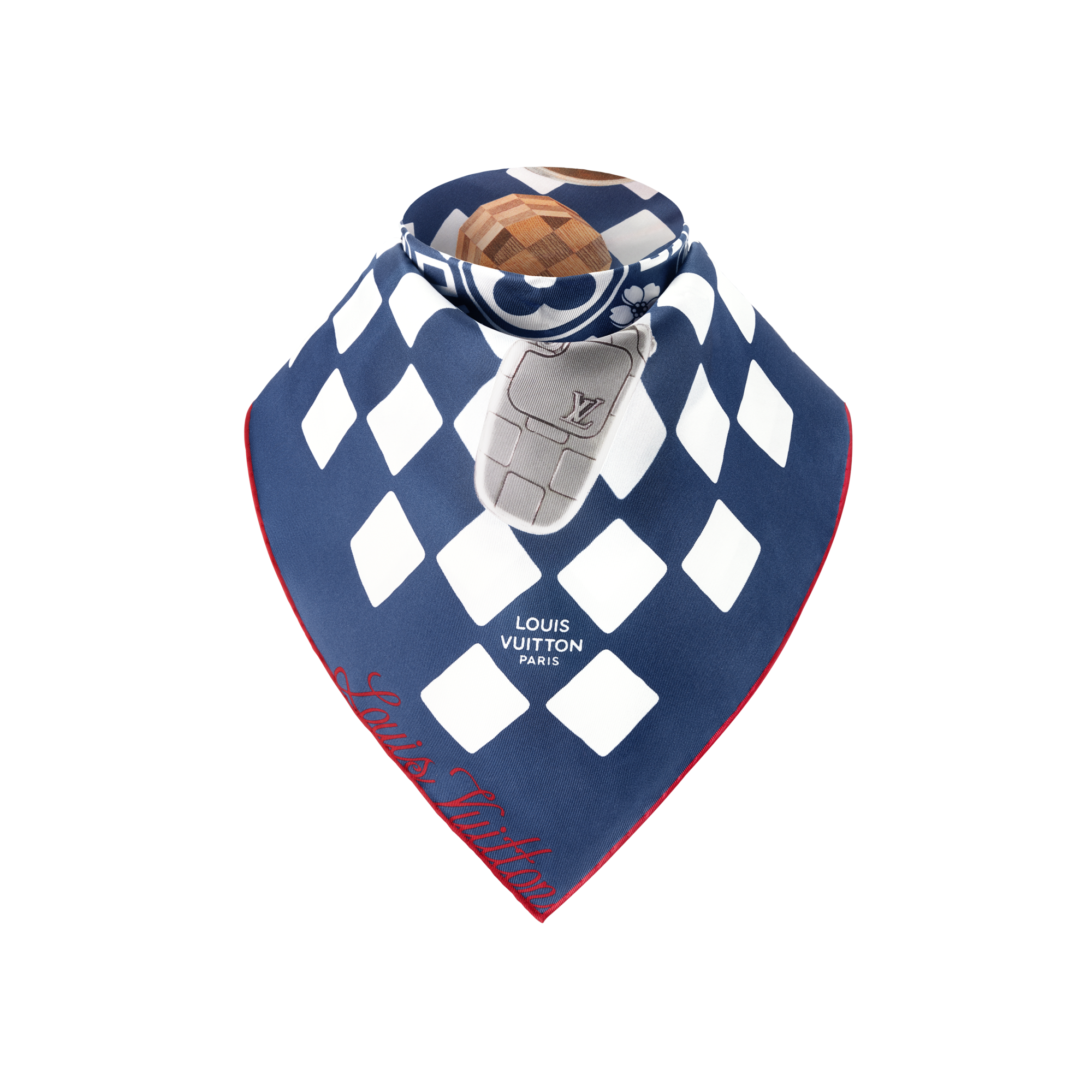 S00 액세서리 실크 & 반다나 게임 신 (Game Scene) 반다나 | 루이비통 공식 온라인 스토어® (크게 보기)