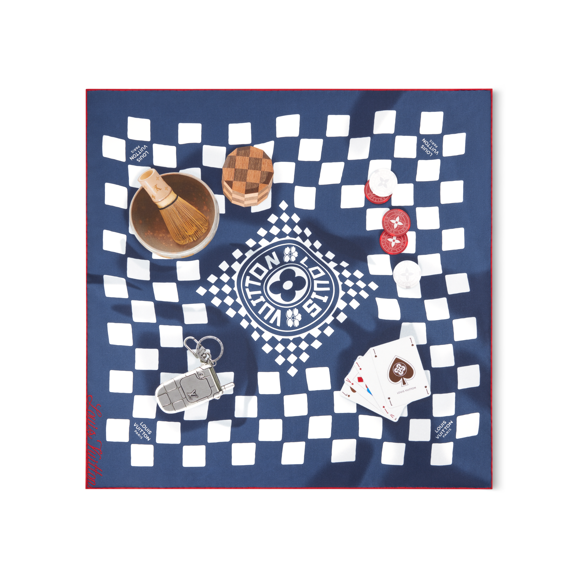 S00 액세서리 실크 & 반다나 게임 신 (Game Scene) 반다나 | 루이비통 공식 온라인 스토어® (크게 보기)