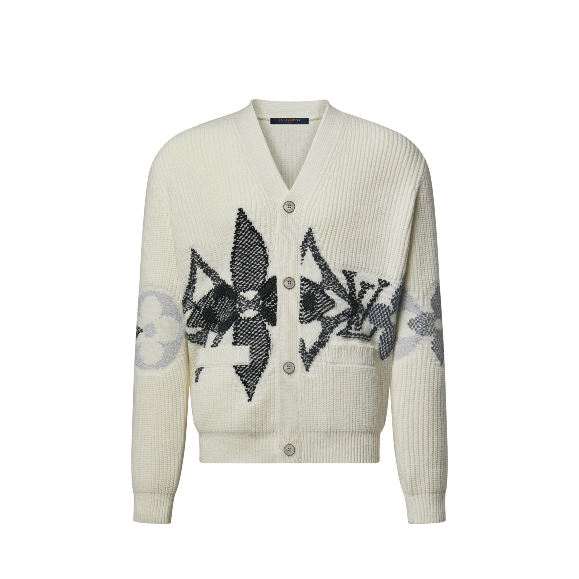  남성 신제품 LV 스키 그래픽 니티드 가디건 | 루이비통 공식 온라인 스토어® (크게 보기)