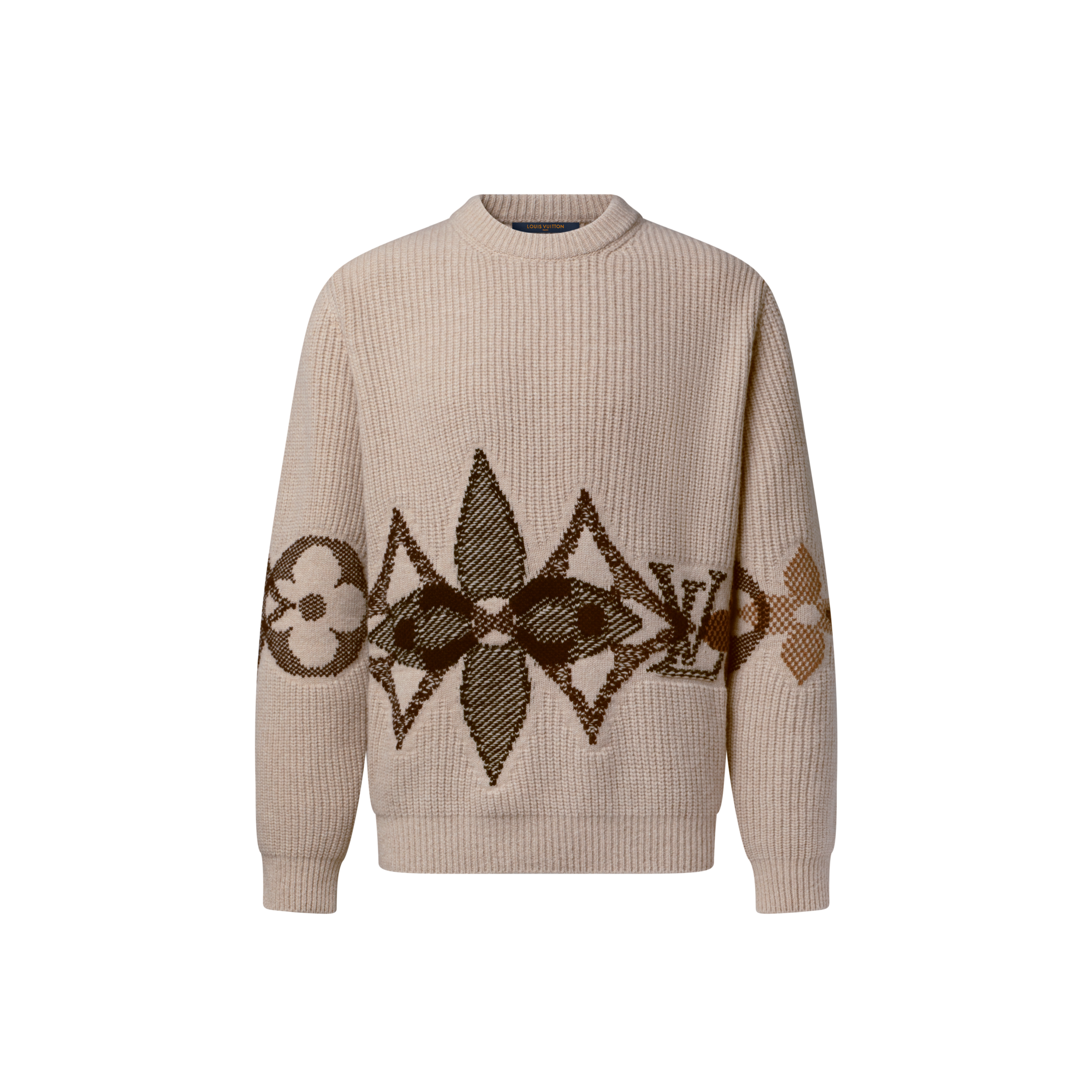  남성 신제품 LV 스키 그래픽 니티드 크루넥 | 루이비통 공식 온라인 스토어® (크게 보기)