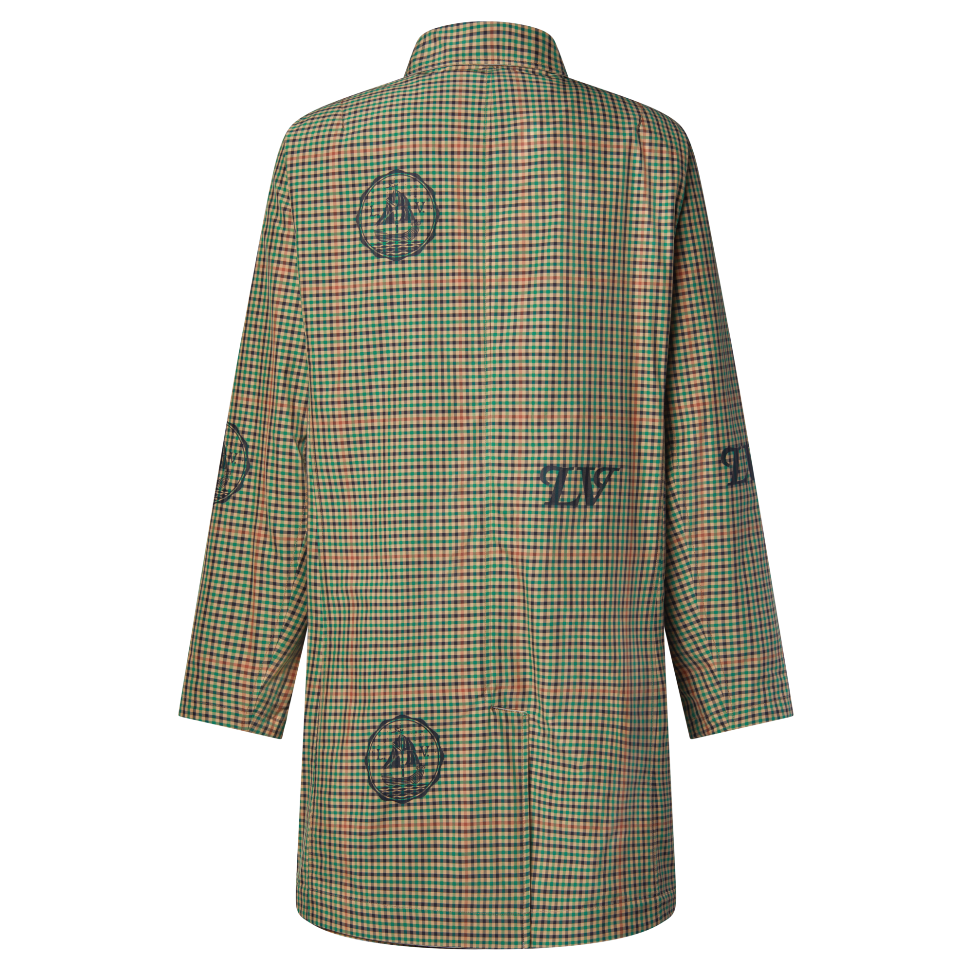  의류 아우터 & 코트 그래픽 리버서블 레인코트 | 루이비통 공식 온라인 스토어® (크게 보기)