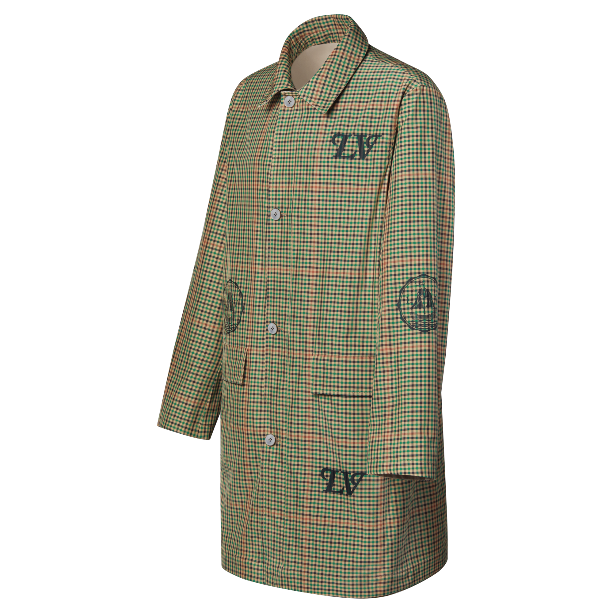  의류 아우터 & 코트 그래픽 리버서블 레인코트 | 루이비통 공식 온라인 스토어® (크게 보기)