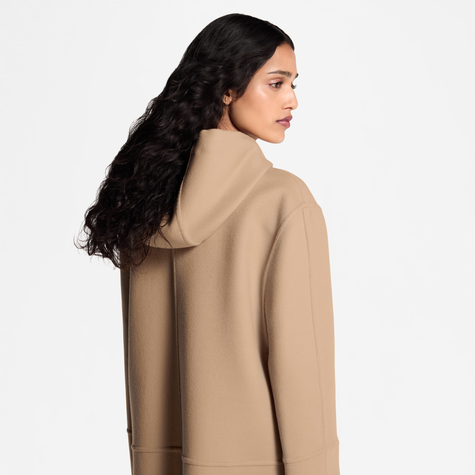  의류 코트 & 재킷 후디드 더블 페이스 집업 코트 | 루이비통 공식 온라인 스토어® (크게 보기)