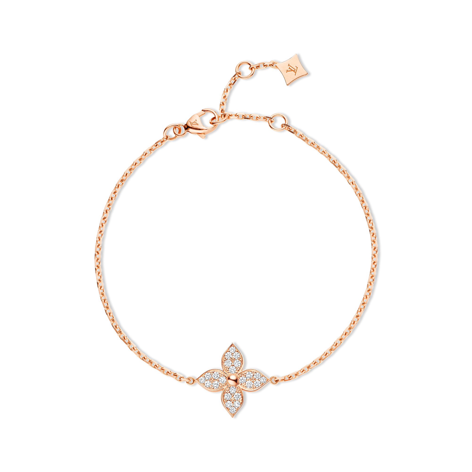  카테고리 파인 주얼리 전체 보기 이딜 블라썸 팔찌, 핑크 골드와 다이아몬드 | 루이비통 공식 온라인 스토어® (크게 보기)
