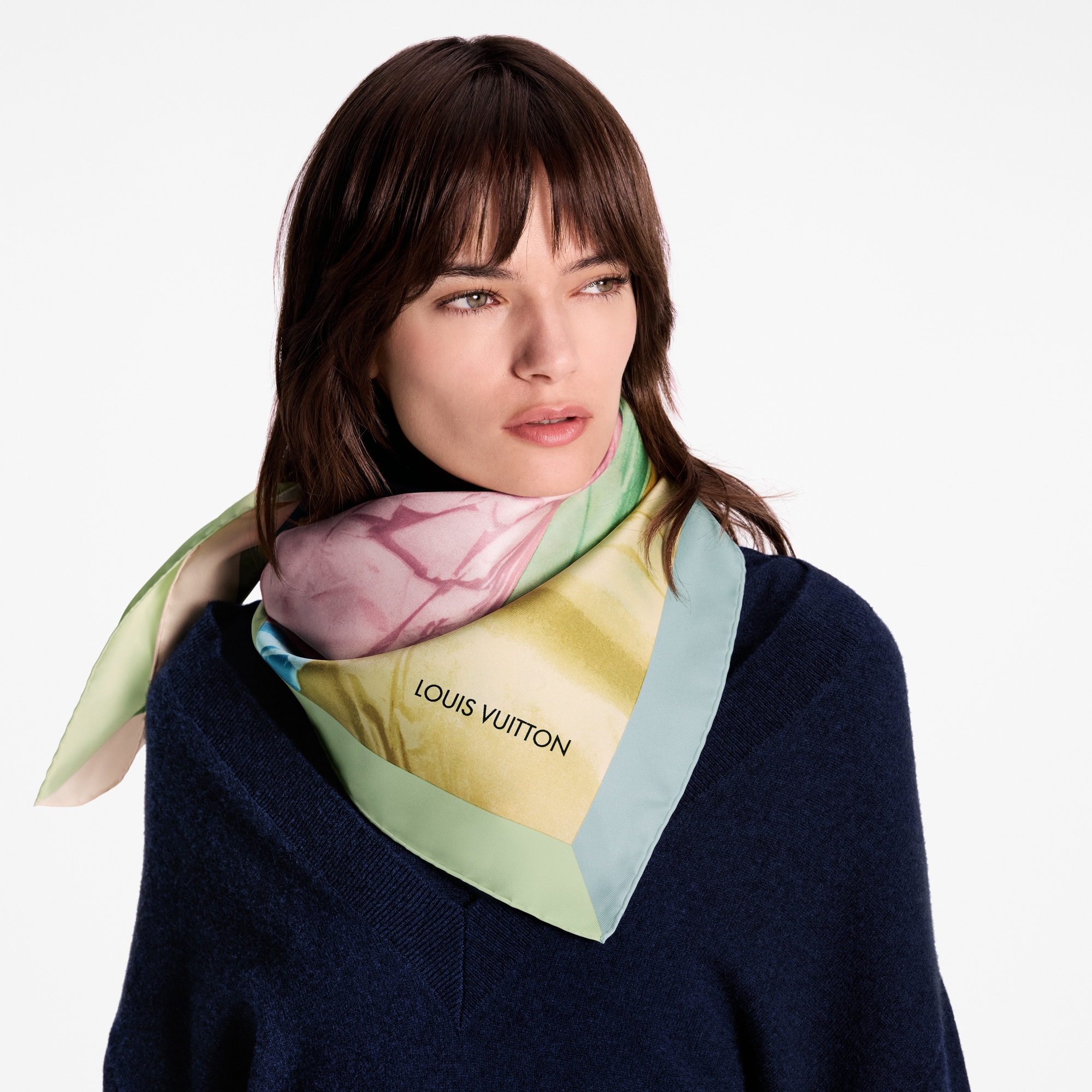 S00 액세서리 실크 스퀘어 & 방도 임프레션스 멜레 - 세자르 스퀘어 90 | 루이비통 공식 온라인 스토어® (크게 보기)