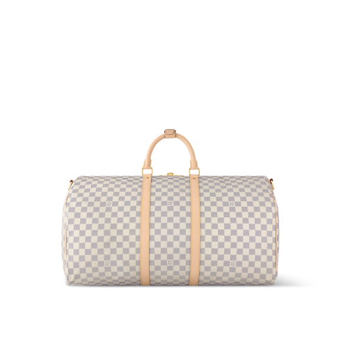 다미에 아주르 개인 맞춤 가죽 제품 } 키폴 55 반둘리에 | 루이비통 공식 온라인 스토어® (크게 보기)