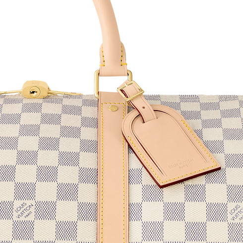 다미에 아주르 개인 맞춤 가죽 제품 } 키폴 55 반둘리에 | 루이비통 공식 온라인 스토어® (크게 보기)