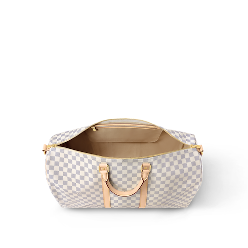 다미에 아주르 개인 맞춤 가죽 제품 } 키폴 55 반둘리에 | 루이비통 공식 온라인 스토어® (크게 보기)