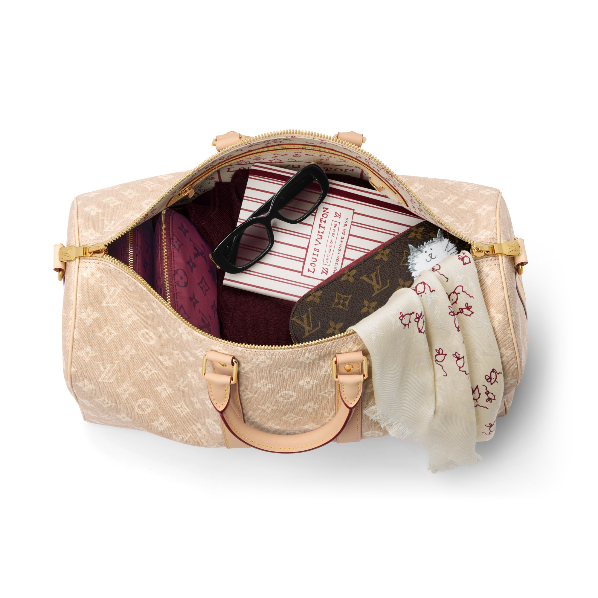 기타 모노그램 캔버스 트래블 소프트사이드 러기지 & 더플 백 키폴 반둘리에 45 | 루이비통 공식 온라인 스토어® (크게 보기)