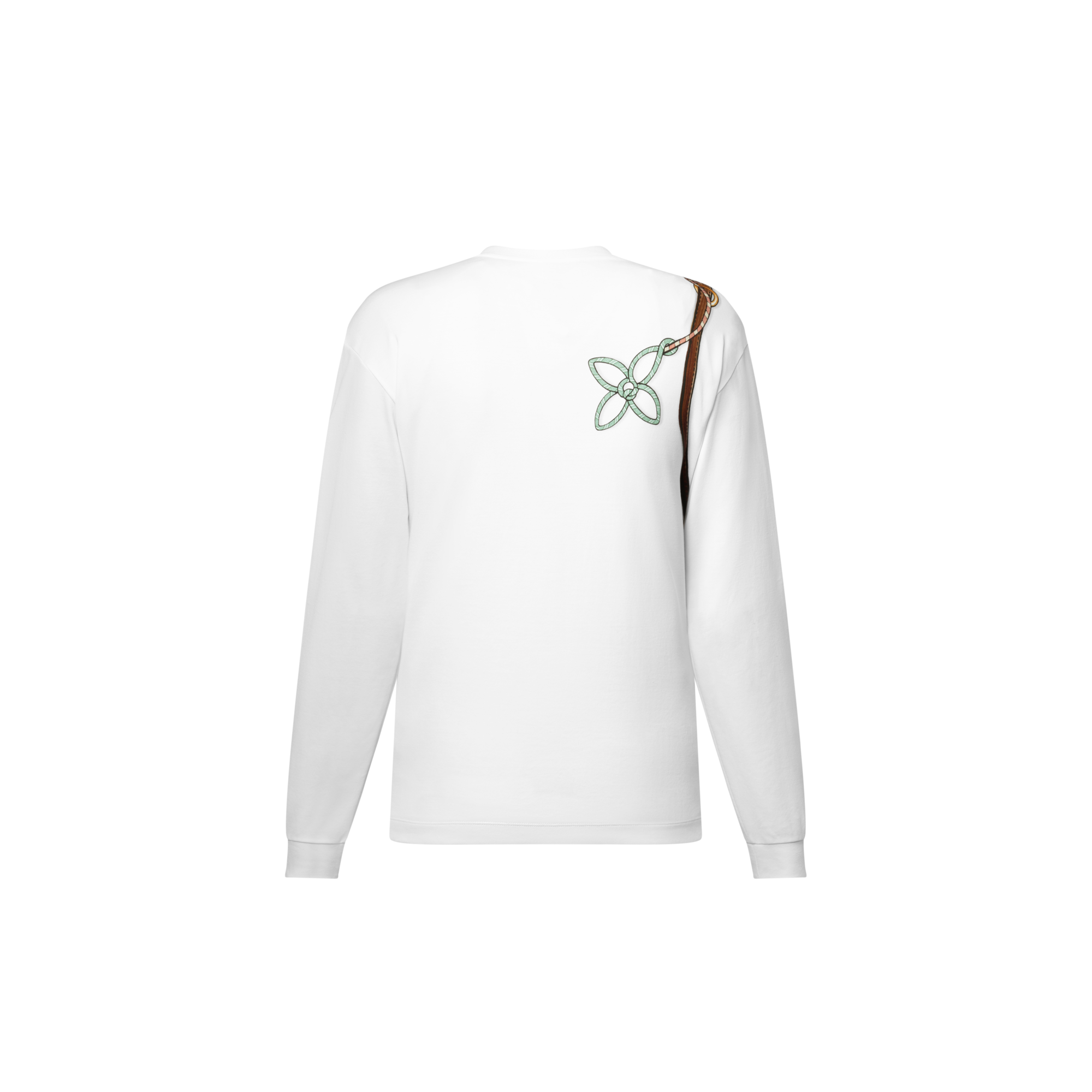  의류 티셔츠 & 블라우스 킵잇 프린트 롱 슬리브드 티셔츠 | 루이비통 공식 온라인 스토어® (크게 보기)