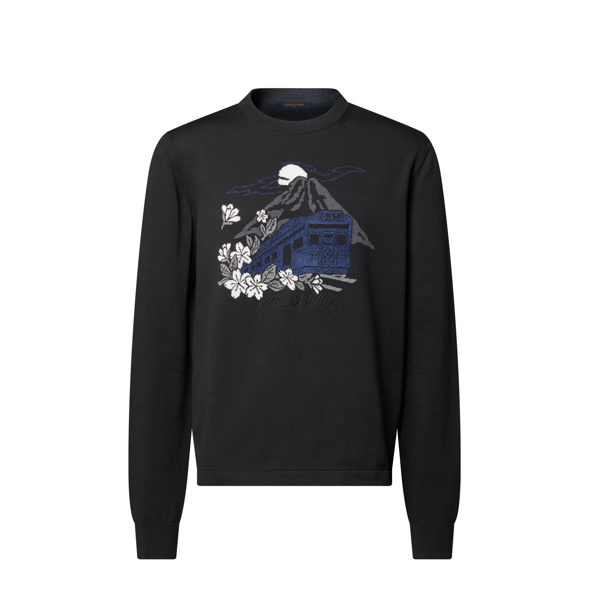  의류 의류 전체 보기 니티드 롱 슬리브드 크루넥 | 루이비통 공식 온라인 스토어® (크게 보기)