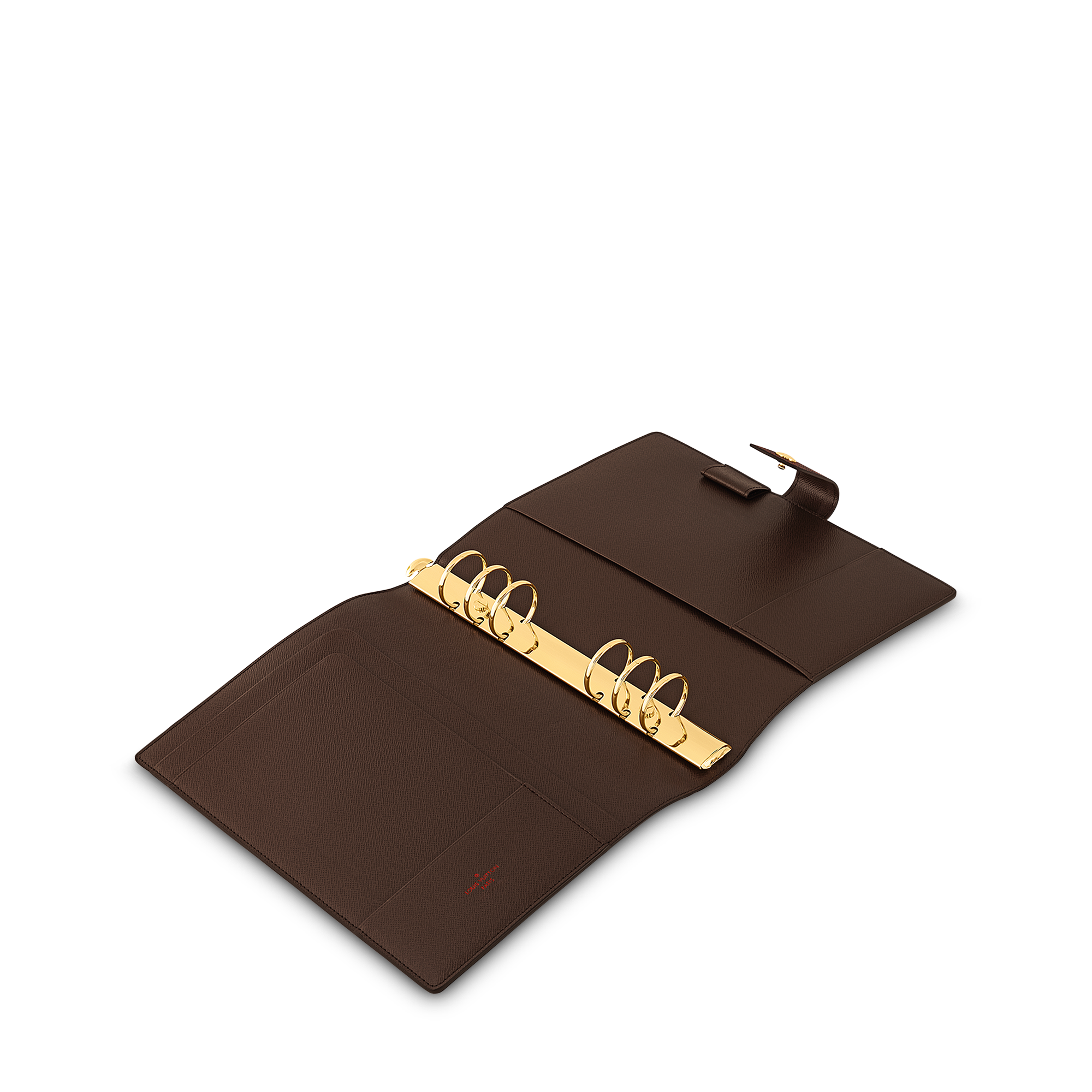 다미에 에벤 개인 맞춤 가죽 제품 } 라지 링 아젠다 커버 | 루이비통 공식 온라인 스토어® (크게 보기)
