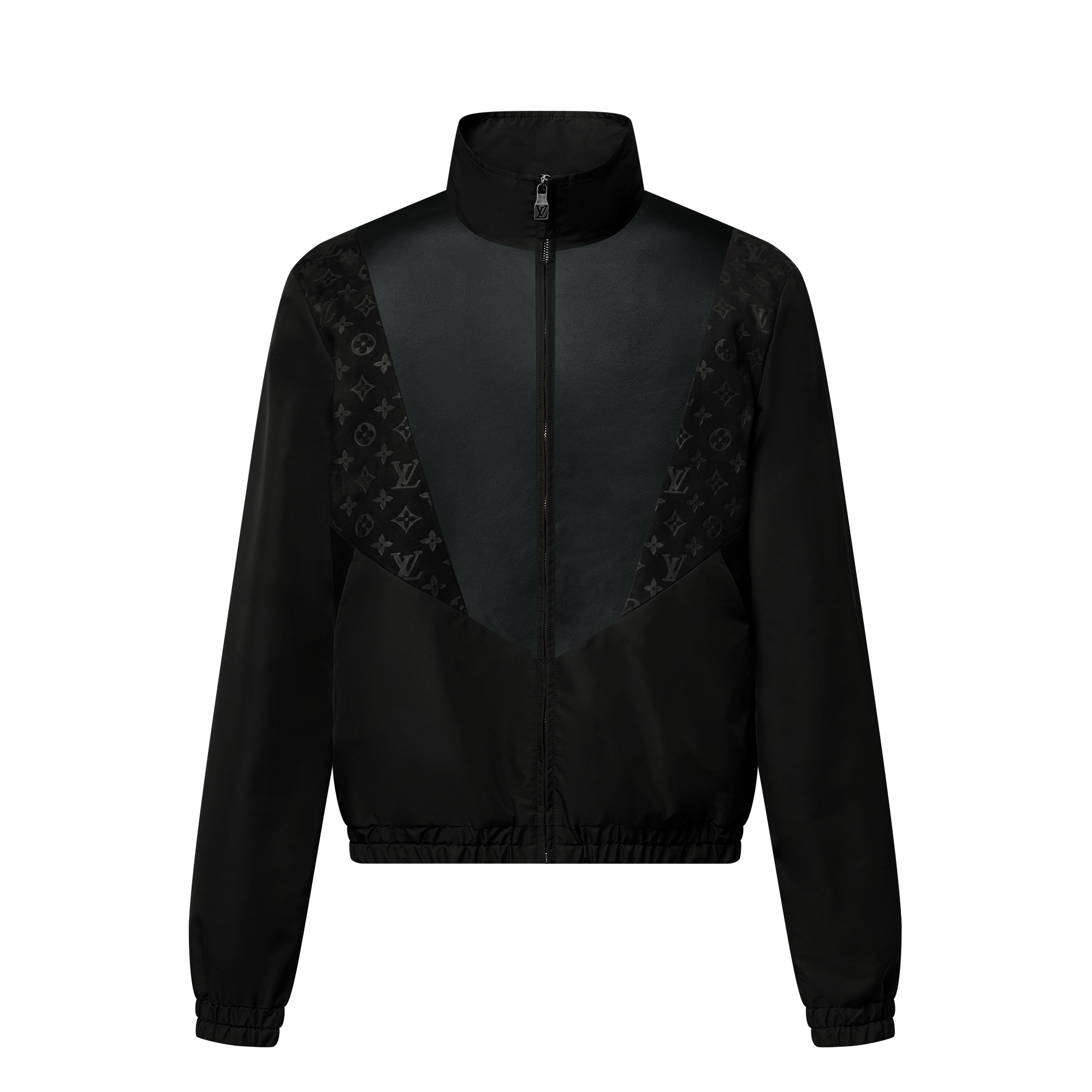  의류 아우터 & 코트 레더 믹스 트랙 톱 | 루이비통 공식 온라인 스토어® (크게 보기)