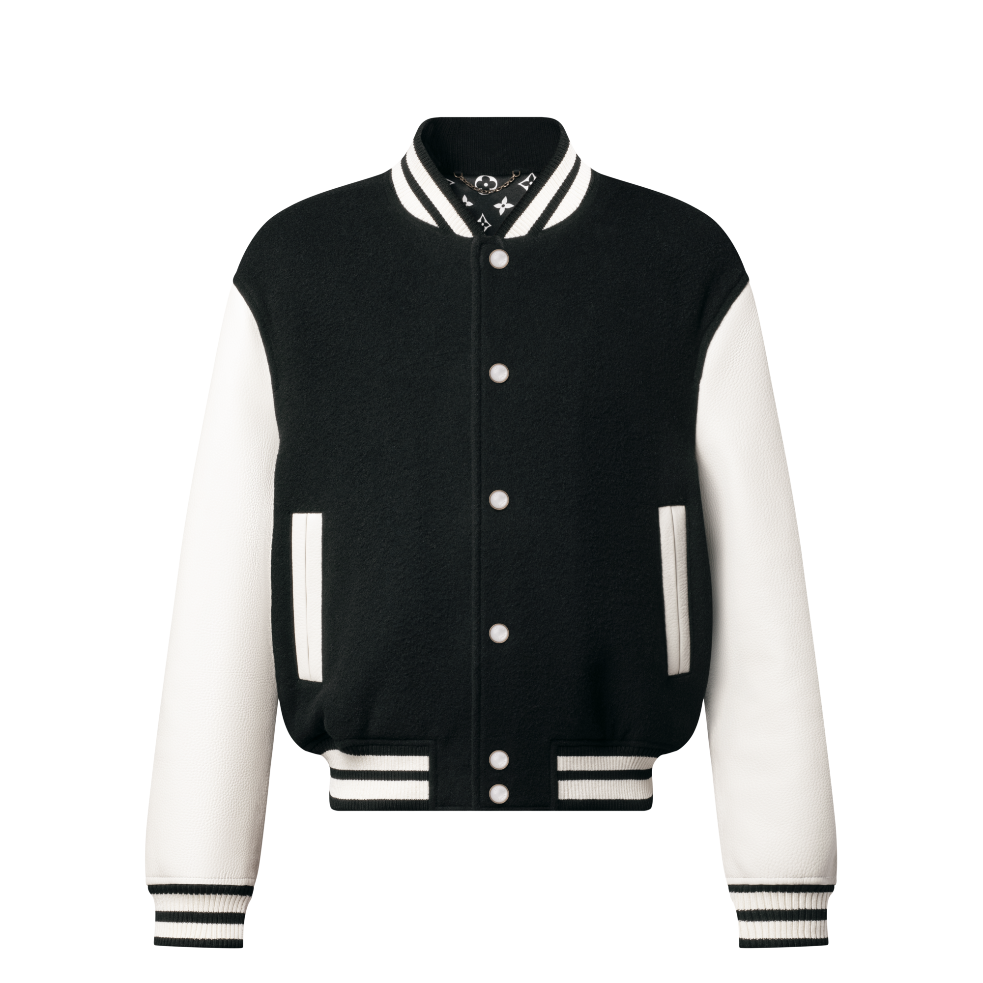  의류 아우터 & 코트 레더 시그니처 바시티 재킷 | 루이비통 공식 온라인 스토어® (크게 보기)