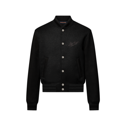 의류 아우터 & 코트 레더 바시티 | 루이비통 공식 온라인 스토어® (크게 보기)