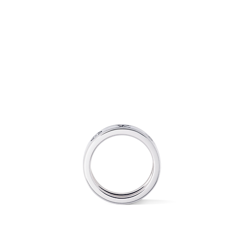 카테고리 반지 레 가스통 비통 (Les Gaston Vuitton) 스몰 반지, 화이트 골드 | 루이비통 공식 온라인 스토어® (크게 보기)