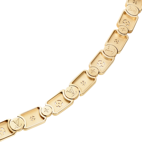 주얼리 목걸이 & 펜던트 레 가스통 비통 (Les Gastons Vuitton) 구르메트 목걸이, 옐로우 골드 | 루이비통 공식 온라인 스토어® (크게 보기)