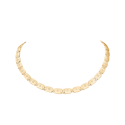 주얼리 목걸이 & 펜던트 레 가스통 비통 (Les Gastons Vuitton) 구르메트 목걸이, 옐로우 골드 | 루이비통 공식 온라인 스토어® (크게 보기)