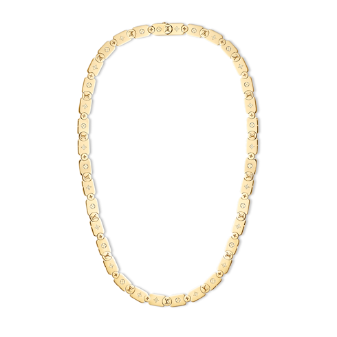 주얼리 목걸이 & 펜던트 레 가스통 비통 (Les Gastons Vuitton) 구르메트 목걸이, 옐로우 골드 | 루이비통 공식 온라인 스토어® (크게 보기)