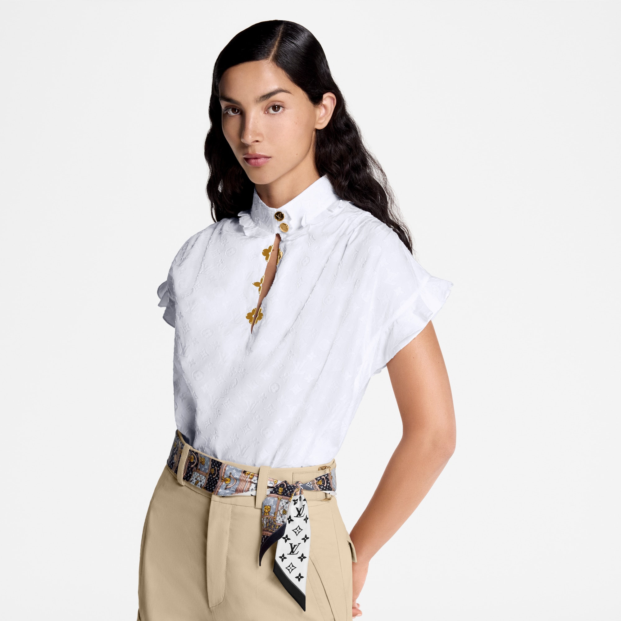 S00 액세서리 실크 스퀘어 & 방도 렛츠 고 BB 방도 | 루이비통 공식 온라인 스토어® (크게 보기)