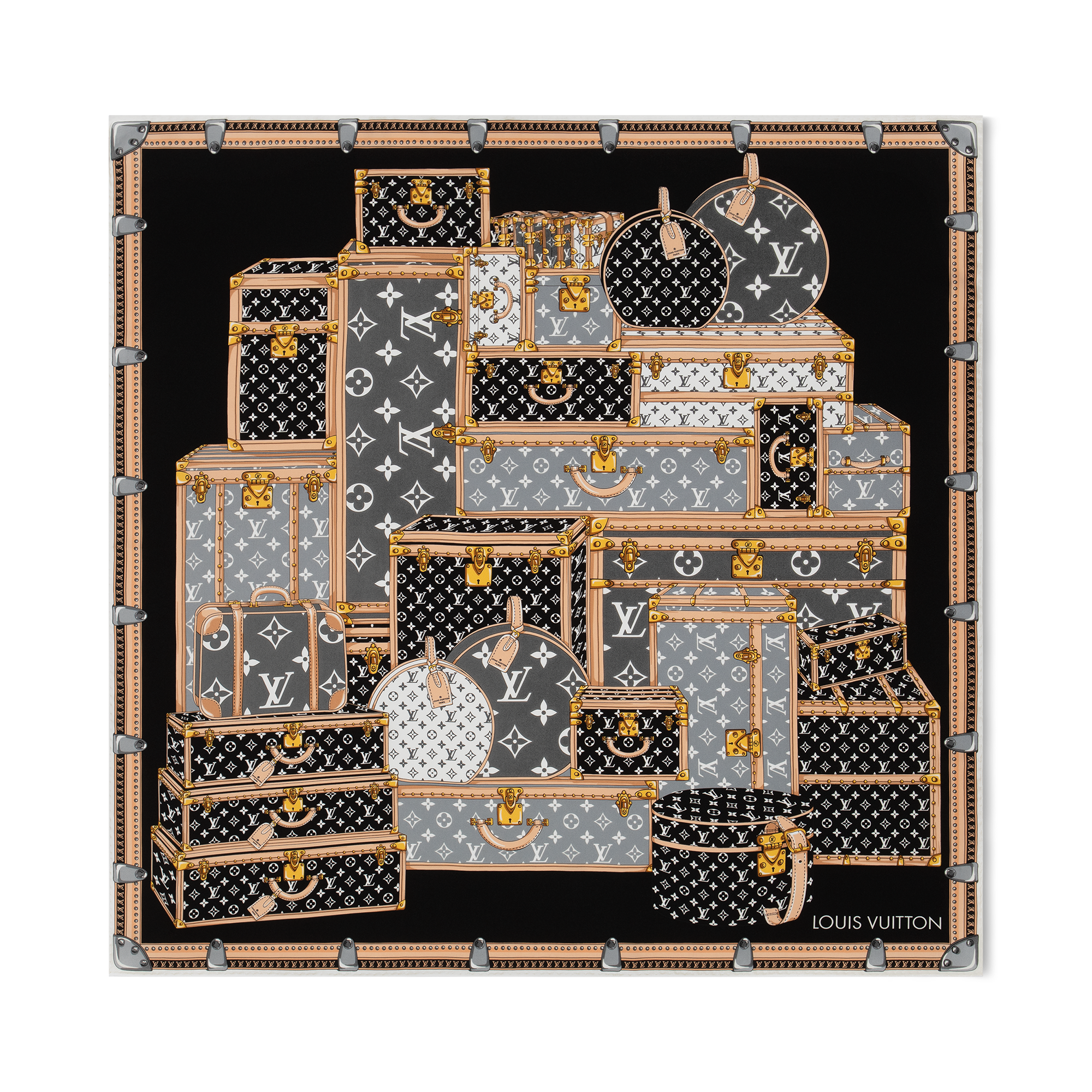 S00 액세서리 실크 스퀘어 & 방도 렛츠 고 스퀘어 | 루이비통 공식 온라인 스토어® (크게 보기)