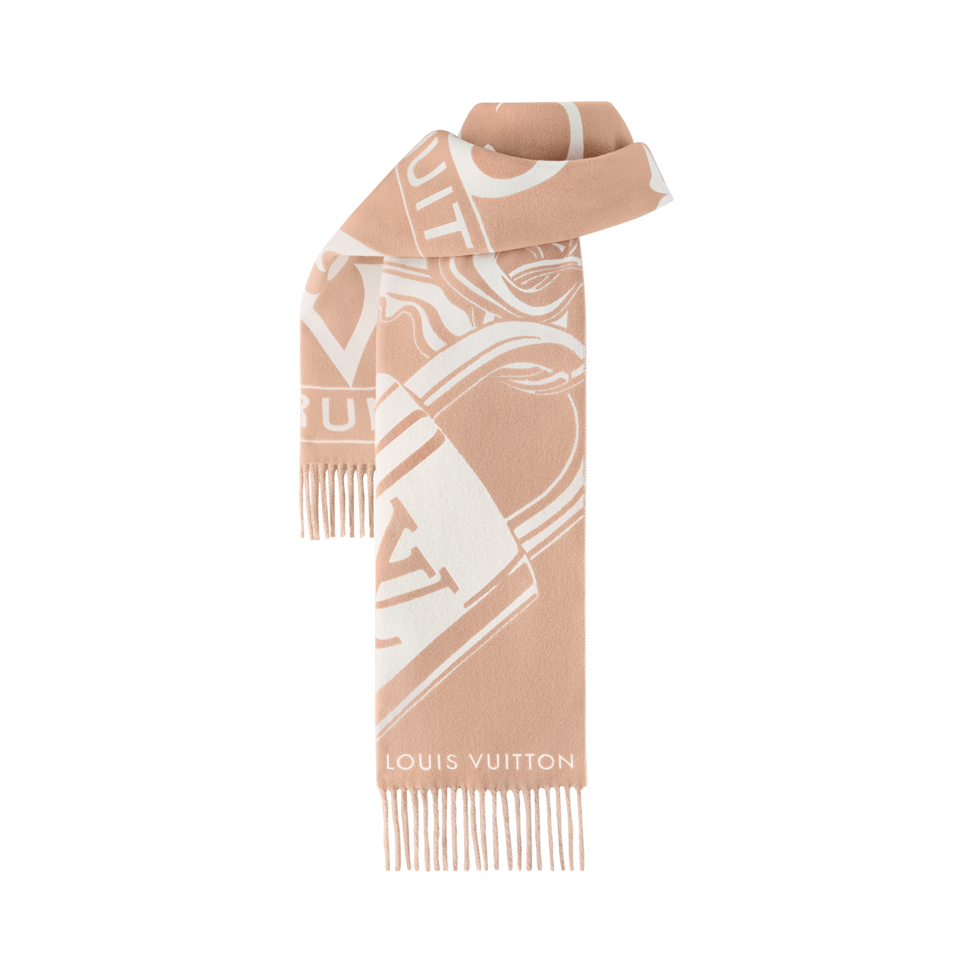 S00 액세서리 스카프 락 앤드 키 스카프 | 루이비통 공식 온라인 스토어® (크게 보기)
