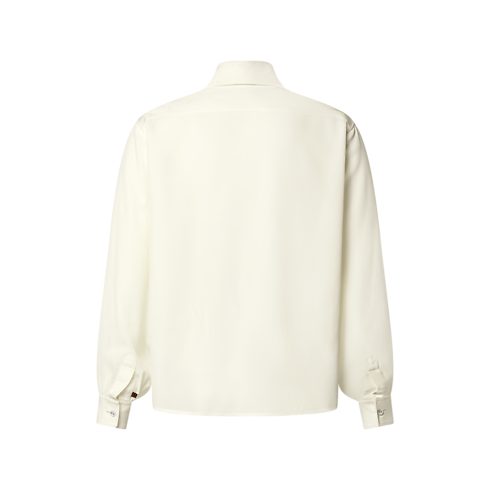 의류 티셔츠 & 블라우스 플랩 포켓 라발리에르 블라우스 | 루이비통 공식 온라인 스토어® (크게 보기)