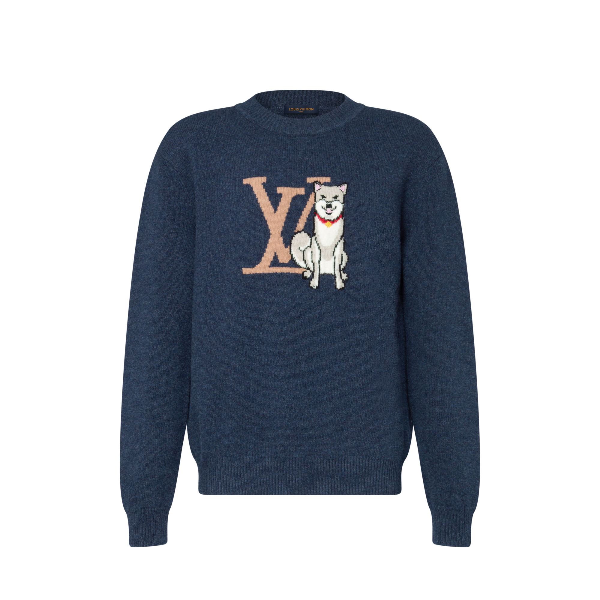  의류 의류 전체 보기 롱 슬리브드 인따르시아 풀오버 | 루이비통 공식 온라인 스토어® (크게 보기)