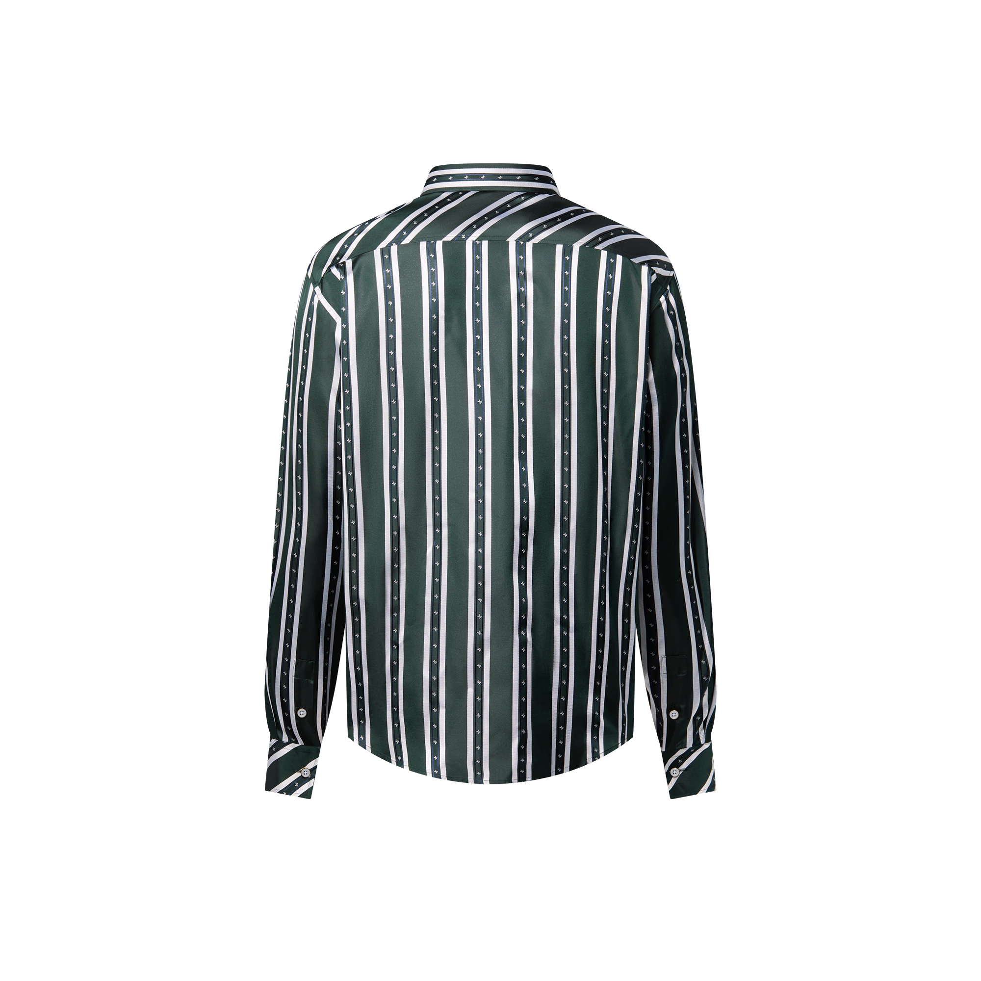  의류 셔츠 롱 슬리브드 실크 셔츠 | 루이비통 공식 온라인 스토어® (크게 보기)