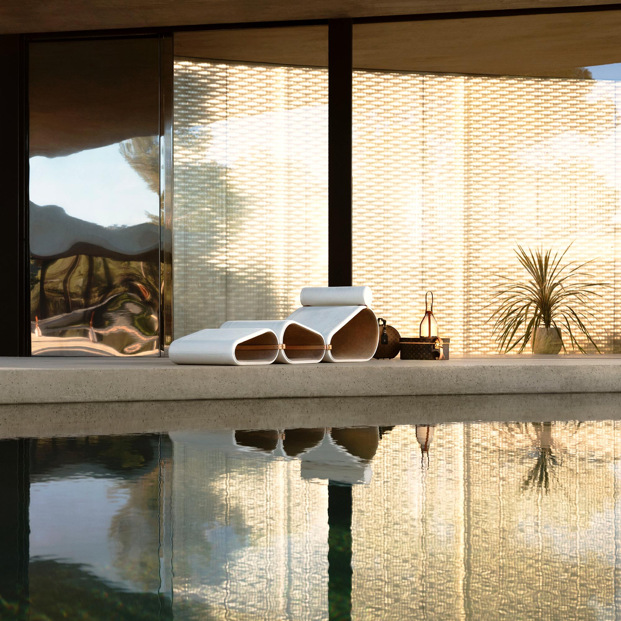  홈 & 아트 오브 다이닝 가구 라운지 체어 -  마르셀 반더스 | 루이비통 공식 온라인 스토어® (크게 보기)