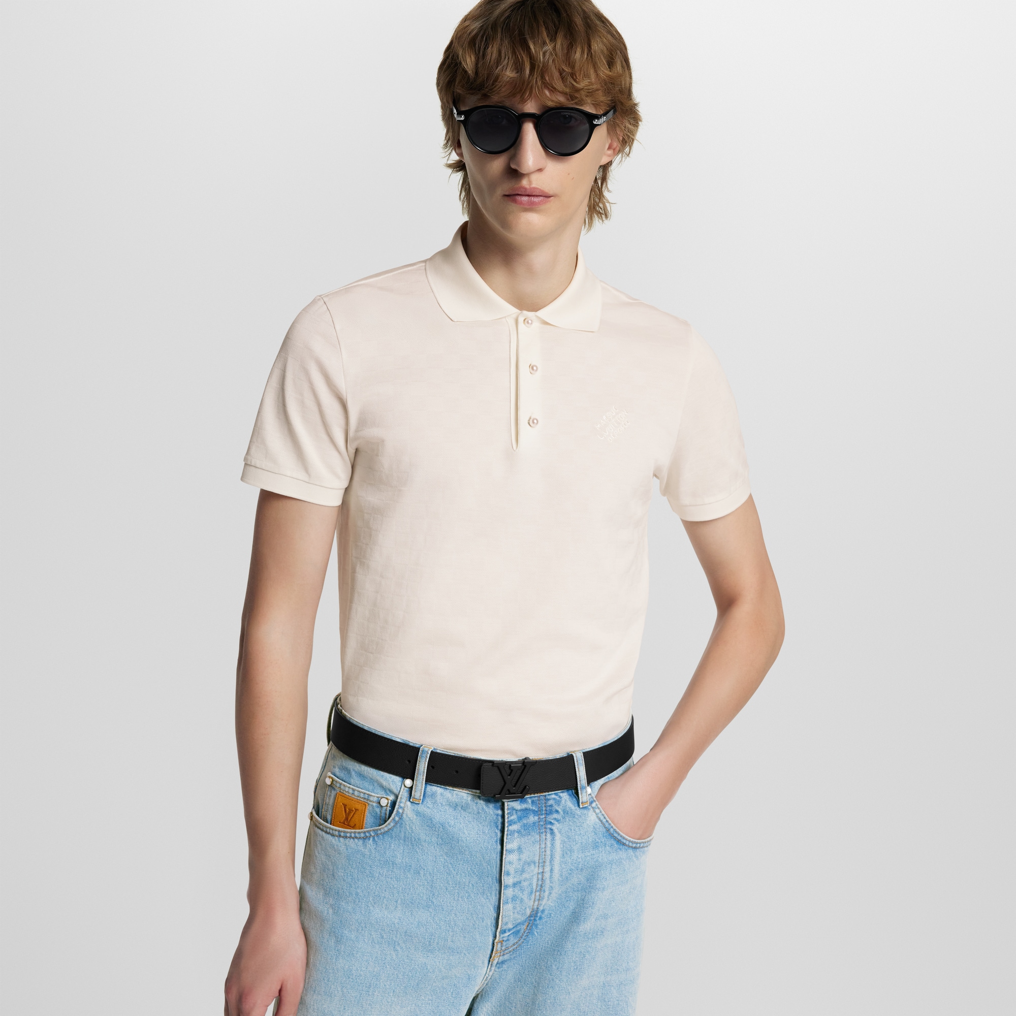 기타 가죽 액세서리 벨트 LV 에어로그램 35MM 벨트 | 루이비통 공식 온라인 스토어® (크게 보기)