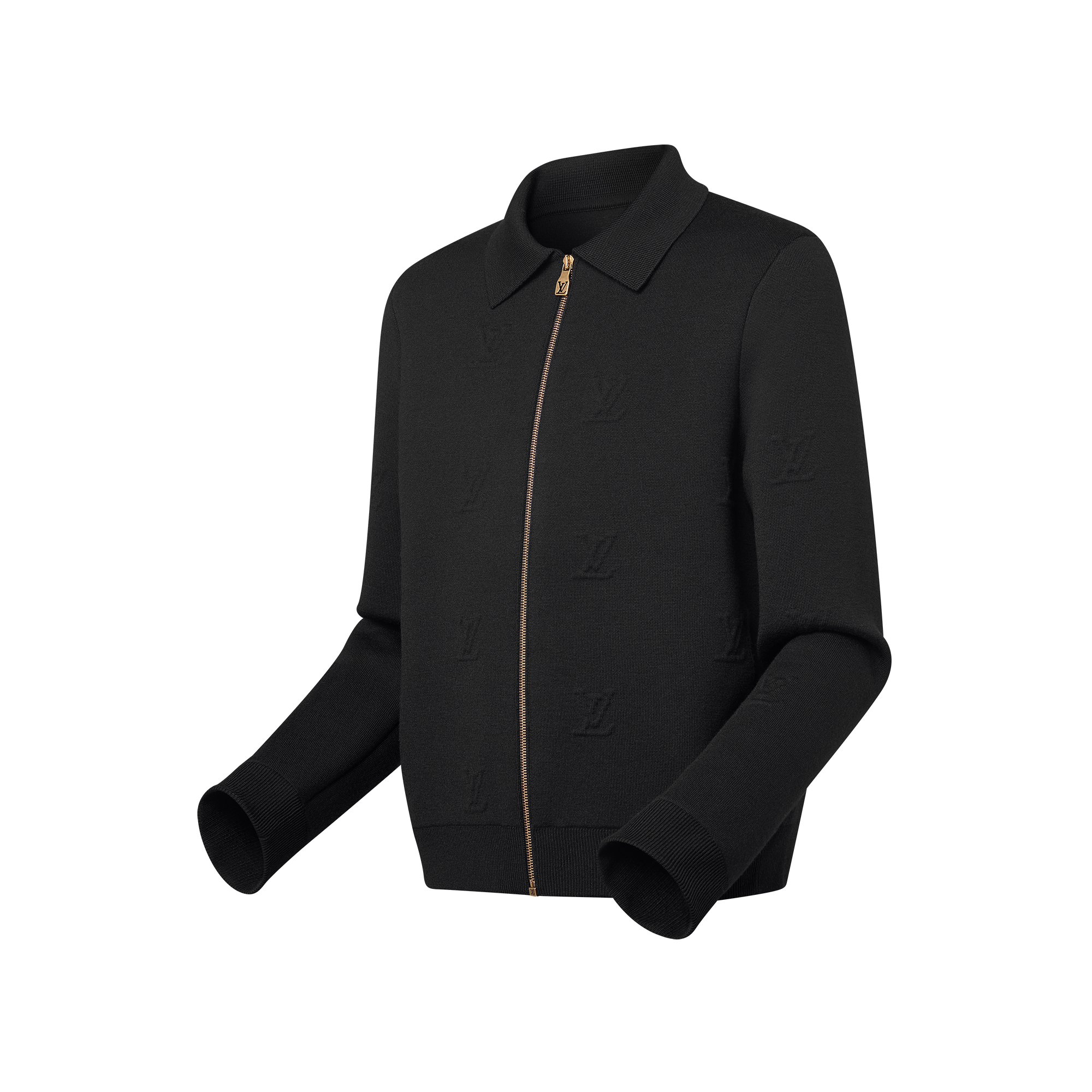  의류 의류 전체 보기 엠보스드 테크니컬 울 블루종 | 루이비통 공식 온라인 스토어® (크게 보기)