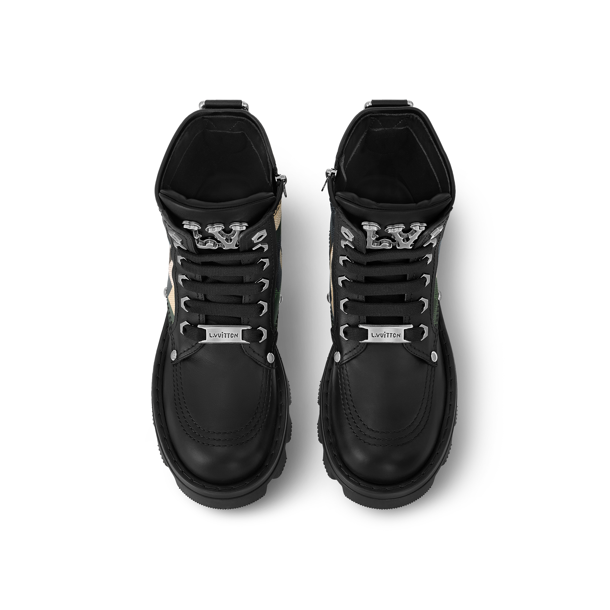  슈즈 부츠 LV 체커 컴뱃 부츠 | 루이비통 공식 온라인 스토어® (크게 보기)