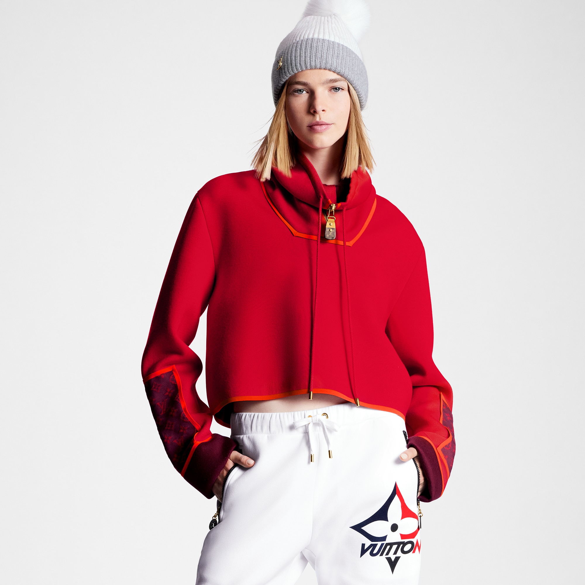 S00 액세서리 모자, 장갑 & 양말 LV 콜드 스파크 비니 | 루이비통 공식 온라인 스토어® (크게 보기)